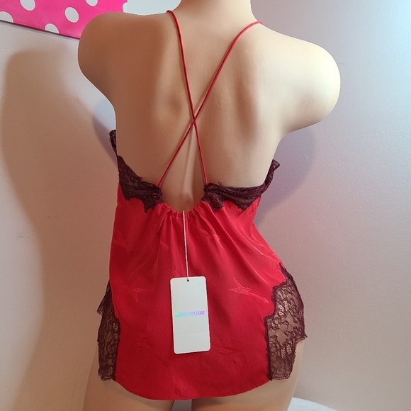 Zadig & Voltaire Silk Crush Jac Guitare Cami Size XS - Coquelicot - Picture 5 of 9